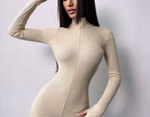 Облягаючий трикотажний комбінезон  Облягаючий трикотажний комбінезон  | PUSHKA SHOP