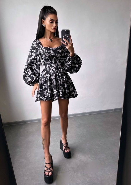 Корсетна сукня з подвійною спідницею  Корсетна сукня з подвійною спідницею  | PUSHKA SHOP