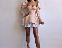 Сукня з чашечками та елементами корсету  Сукня з чашечками та елементами корсету  | PUSHKA SHOP