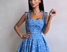 Корсетна сукня з подвійною спідницею  Корсетна сукня з подвійною спідницею  | PUSHKA SHOP