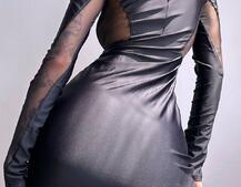 Сукня міні із вставками сітки  Сукня міні із вставками сітки  | PUSHKA SHOP