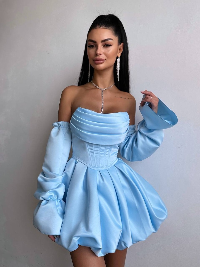 Комплект : корсет з рукавами  + спідниця балон  | PUSHKA SHOP