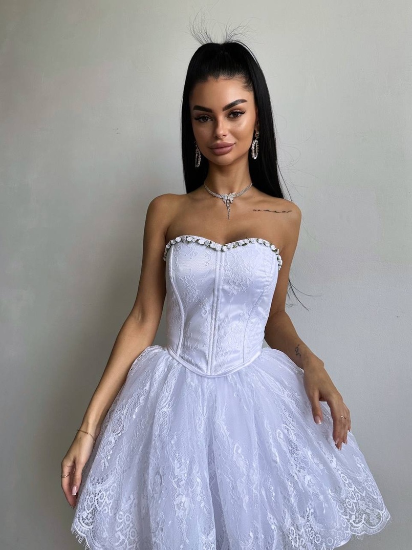Романтичний комплект із корсета та мереживної спідниці ✨ | PUSHKA SHOP