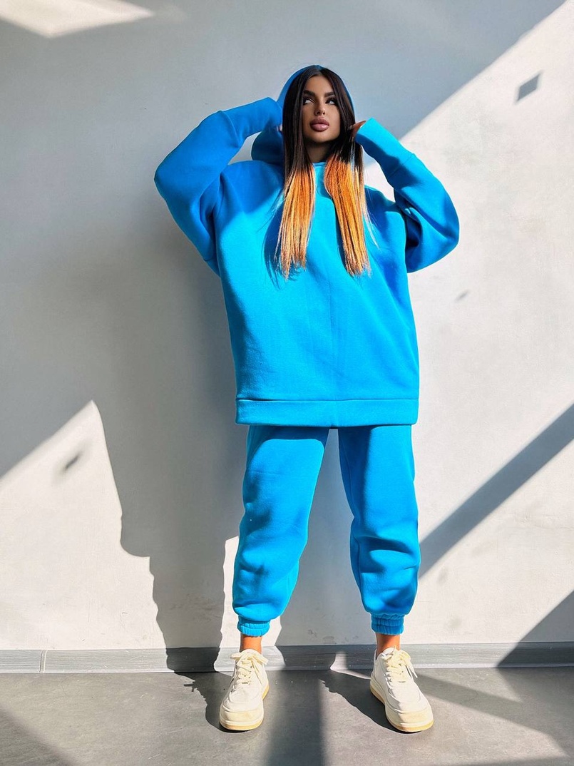 Теплий комплект: худі + спортивні штани Теплий комплект: худі + спортивні штани | PUSHKA SHOP