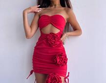 Сукня міні з трояндами    Ручна робота.  Сукня міні з трояндами    Ручна робота.  | PUSHKA SHOP