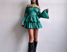 Сукня з чокером  | PUSHKA SHOP