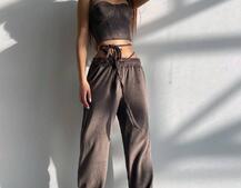 Велюровий комплект трійка: кофта + корсет з чашечками + джогери  Велюровий комплект трійка: кофта + корсет з чашечками + джогери  | PUSHKA SHOP