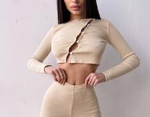 Комплект : штани кльош і топ на ґудзиках   Комплект : штани кльош і топ на ґудзиках   | PUSHKA SHOP