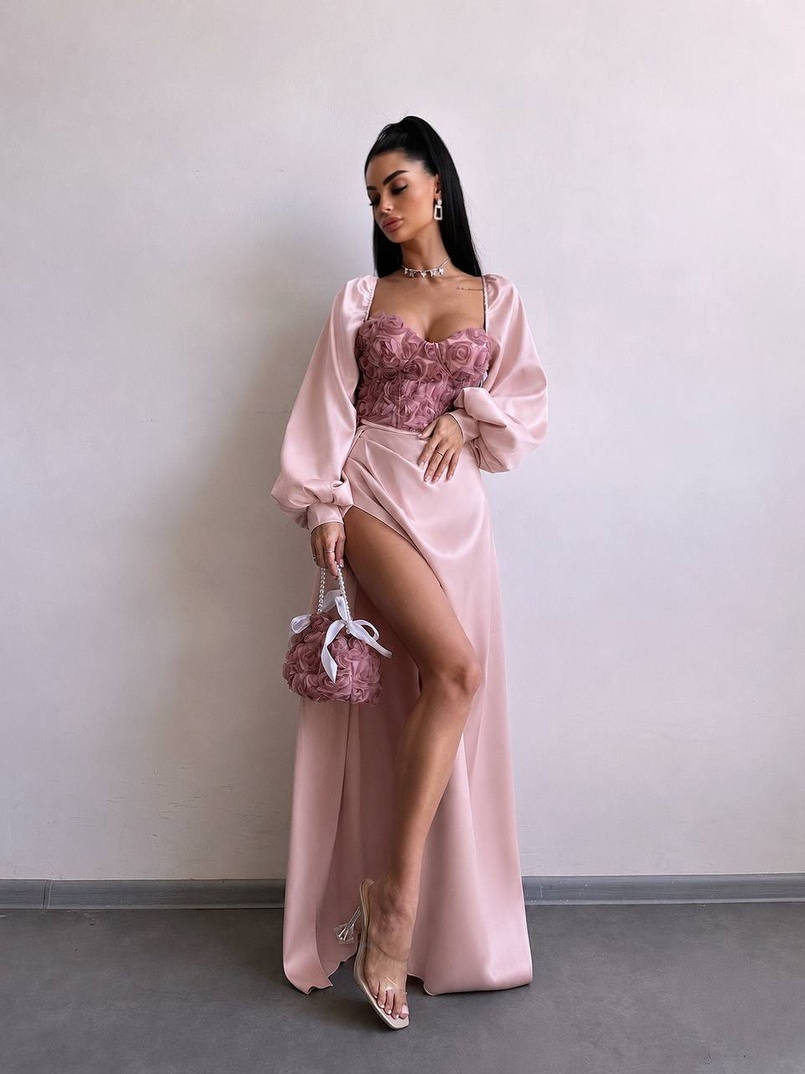 Комплект : корсет + спідниця максі | PUSHKA SHOP