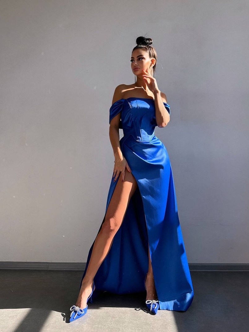 Комплект: корсет + спідниця максі з драпіруванням   | PUSHKA SHOP