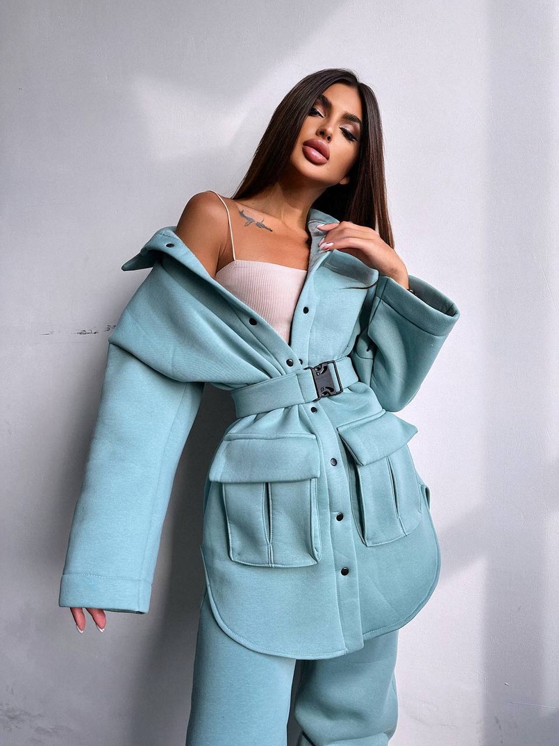 Комплект: тепла сорочка на кнопках + джоггери Комплект: тепла сорочка на кнопках + джоггери | PUSHKA SHOP