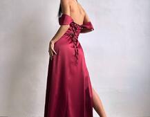 Атласний комплект: корсет бюстʼє + спідниця максі  | PUSHKA SHOP