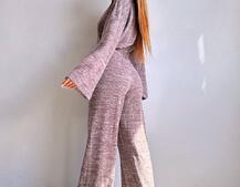 Трикотажний базовий комплект: світшот + штани  Трикотажний базовий комплект: світшот + штани  | PUSHKA SHOP