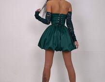 Комплект: мереживний корсет бюстьє + корсетна спідниця Комплект: мереживний корсет бюстьє + корсетна спідниця | PUSHKA SHOP