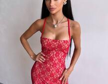 Мереживна сукня максі   Мереживна сукня максі   | PUSHKA SHOP