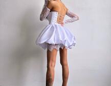 Комплект: корсет з рукавичками + спідниця  | PUSHKA SHOP