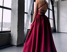 Сукня максі  зі шнурівкою на спинці Сукня максі  зі шнурівкою на спинці | PUSHKA SHOP