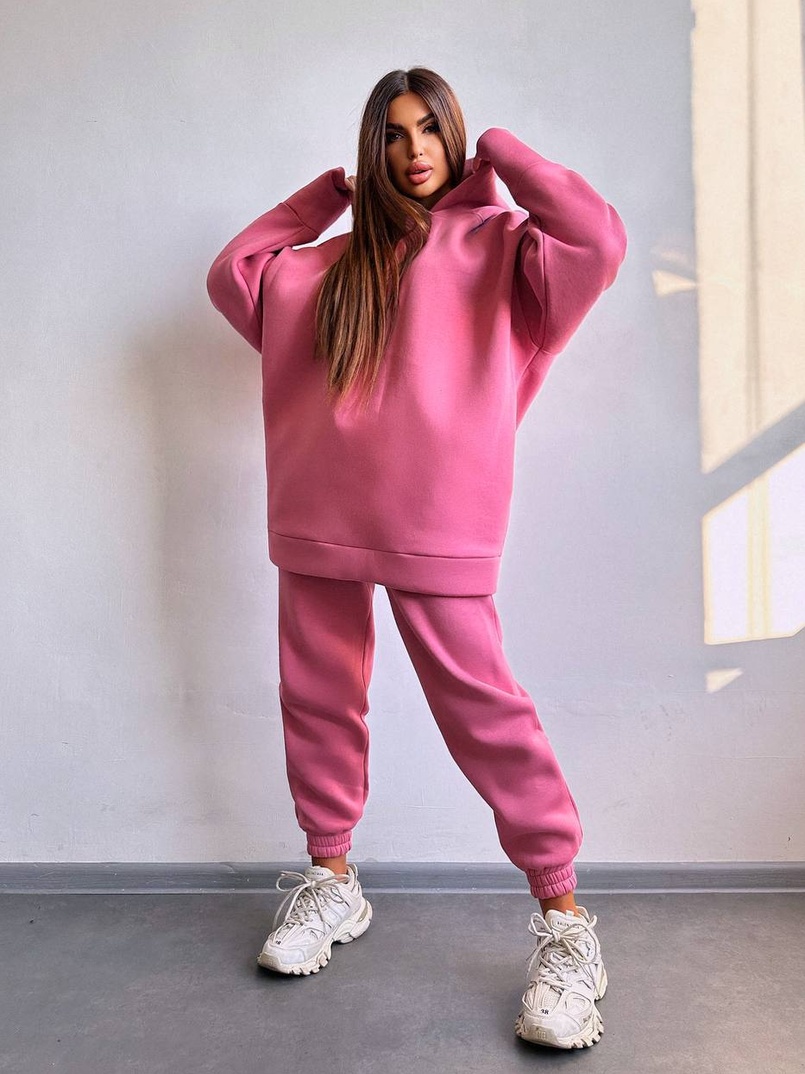 Теплий комплект: худі + спортивні штани Теплий комплект: худі + спортивні штани | PUSHKA SHOP