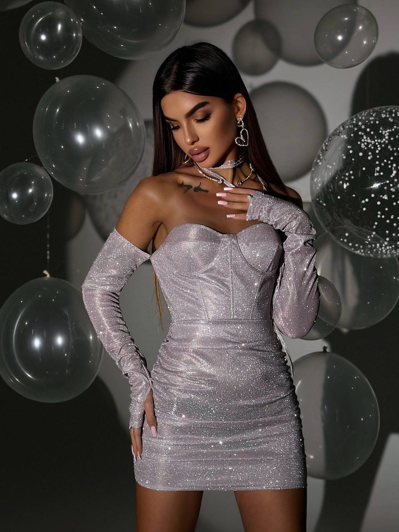 Сяюча корсетна сукня бюстьє | PUSHKA SHOP