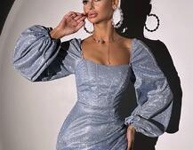 Сяючий комплект: корсет + спідниця міні з драпіруванням Сяючий комплект: корсет + спідниця міні з драпіруванням | PUSHKA SHOP