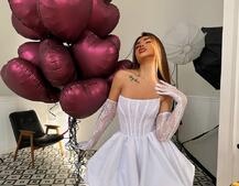 Комплект : мереживний корсет з рукавичками + спідниця балон Комплект : мереживний корсет з рукавичками + спідниця балон | PUSHKA SHOP