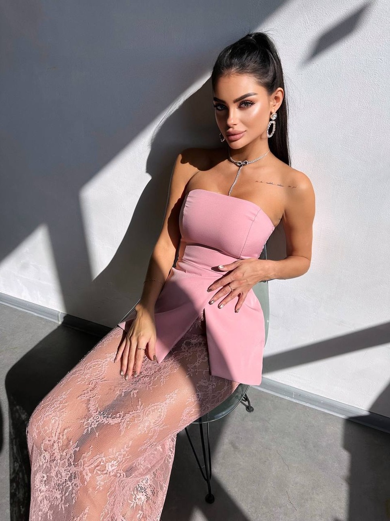 Комплект: піджак + блуза з баской + мереживна спідниця-шорти  Комплект: піджак + блуза з баской + мереживна спідниця-шорти  | PUSHKA SHOP