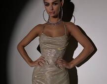 Сяючий комплект: корсет + спідниця міні з драпіруванням Сяючий комплект: корсет + спідниця міні з драпіруванням | PUSHKA SHOP