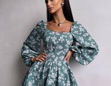 Корсетна сукня з подвійною спідницею  | PUSHKA SHOP