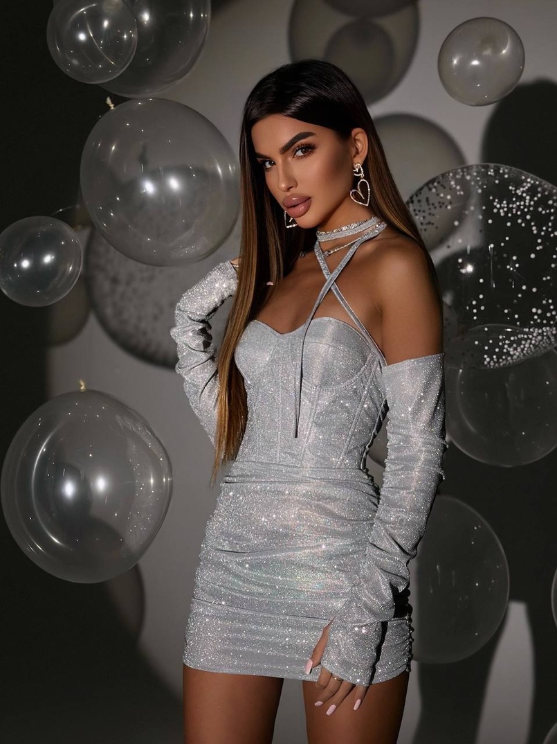 Сяюча корсетна сукня бюстьє | PUSHKA SHOP