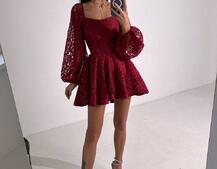 Мереживна сукня з корсетним верхом та пишною подвійною спідницею  Мереживна сукня з корсетним верхом та пишною подвійною спідницею  | PUSHKA SHOP