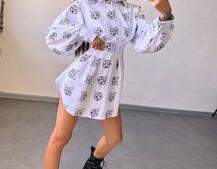 Приталена сорочка з принтом Приталена сорочка з принтом | PUSHKA SHOP