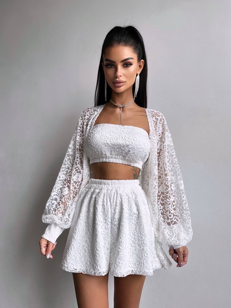 Мереживний комплект трійка  Мереживний комплект трійка  | PUSHKA SHOP