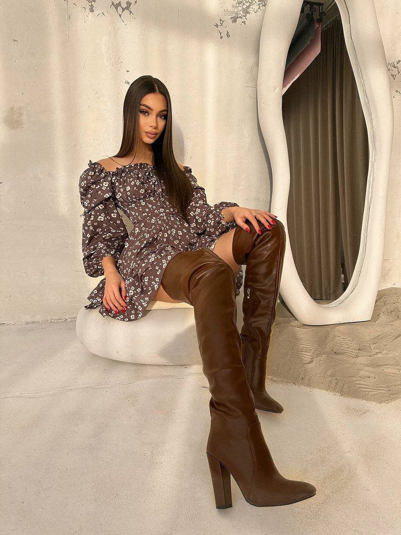 Сукня з воланами та шнурівкою  по спинці | PUSHKA SHOP