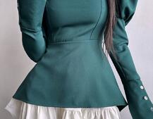 Сукня з об'ємними рукавами + спідниця з воланами Сукня з об'ємними рукавами + спідниця з воланами | PUSHKA SHOP