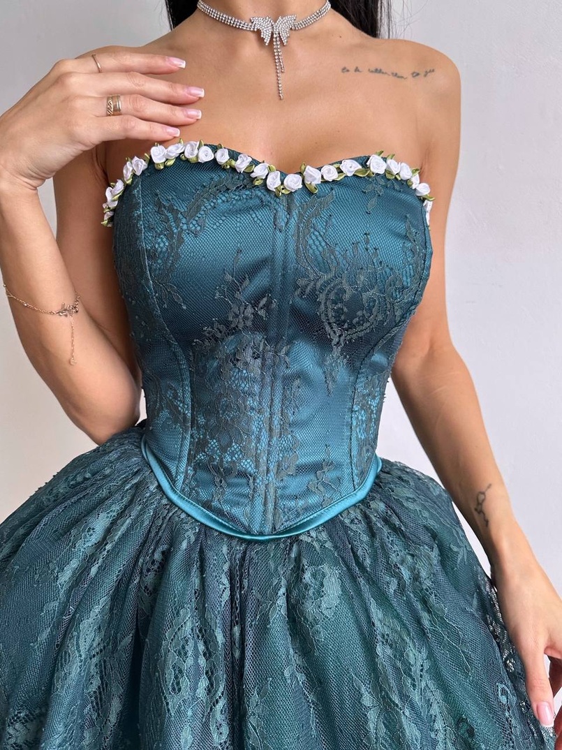 Романтичний комплект із корсета та мереживної спідниці ✨ | PUSHKA SHOP
