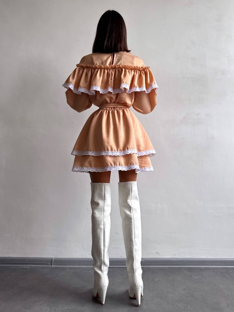 Сукня декорована мереживом Сукня декорована мереживом | PUSHKA SHOP