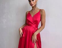 Атласна сукня максі  Атласна сукня максі  | PUSHKA SHOP