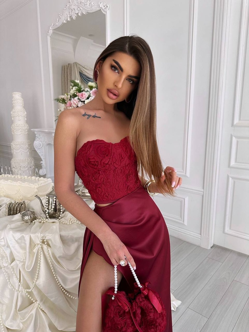 Комплект : корсет + спідниця максі | PUSHKA SHOP