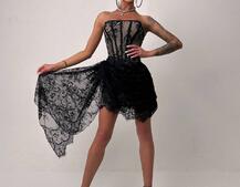 Мереживна сукня міні зі шлейфом   Мереживна сукня міні зі шлейфом   | PUSHKA SHOP