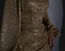 Сяючий комплект: корсет + спідниця міні з драпіруванням Сяючий комплект: корсет + спідниця міні з драпіруванням | PUSHKA SHOP