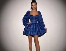 Сяюча корсетна сукня бюстьє з подвійною спідницею  | PUSHKA SHOP