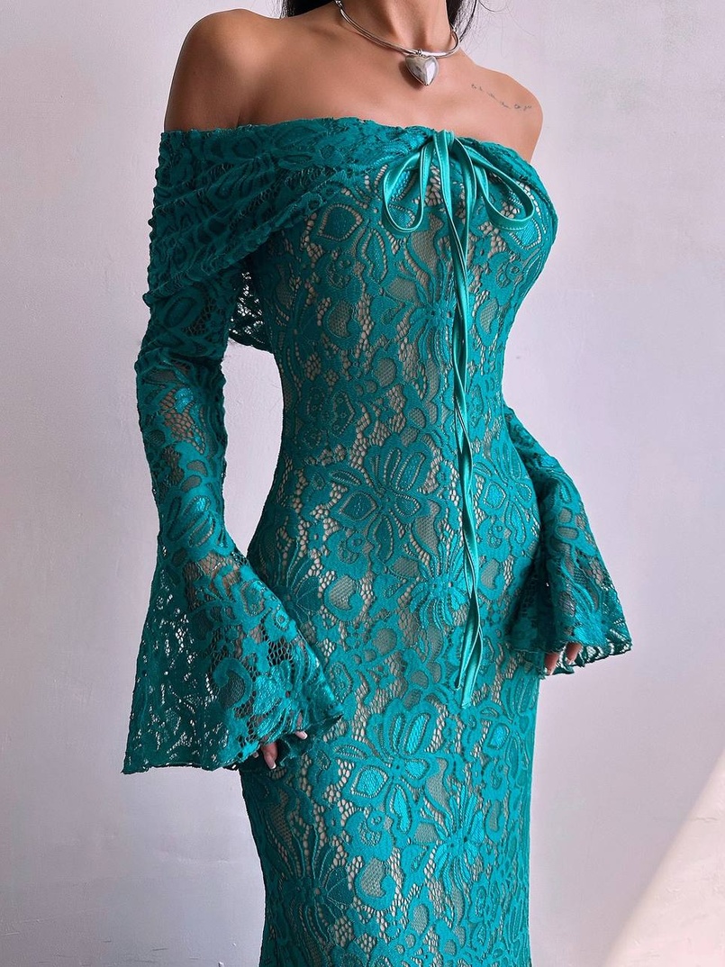 Мереживна сукня максі   | PUSHKA SHOP