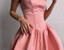 Корсетна сукня с пишною спідницею-балоном | PUSHKA SHOP