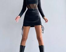 Облягаюча сукня з елементами корсету Довжину спідниці можна регулювати Облягаюча сукня з елементами корсету Довжину спідниці можна регулювати | PUSHKA SHOP