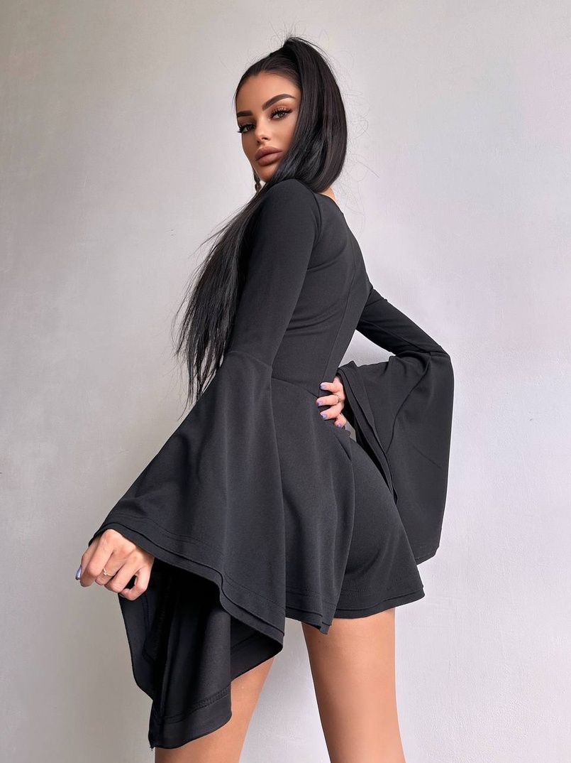 Ромпер з розкльошеними рукавами  Ромпер з розкльошеними рукавами  | PUSHKA SHOP