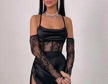 Комплект: корсет+ рукавички + спідниця максі Комплект: корсет+ рукавички + спідниця максі | PUSHKA SHOP