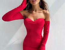 Облягаюча сукня міді з чашками з ефектом push up Облягаюча сукня міді з чашками з ефектом push up | PUSHKA SHOP