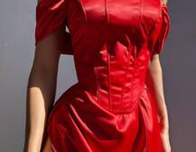 Комплект: корсет + спідниця максі з драпіруванням   Комплект: корсет + спідниця максі з драпіруванням   | PUSHKA SHOP