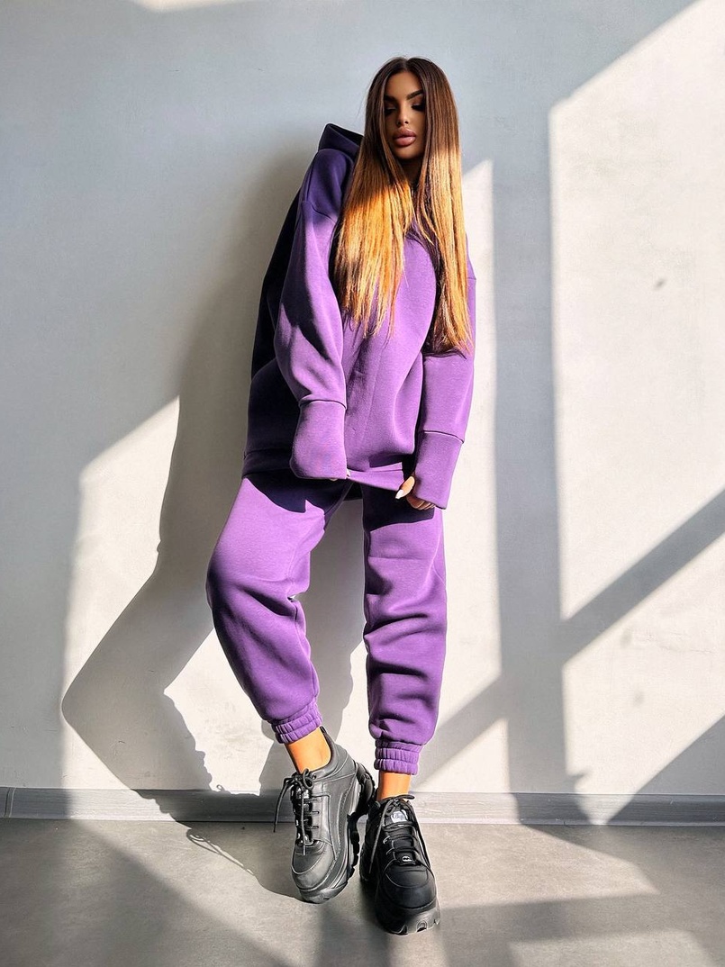 Теплий комплект: худі + спортивні штани Теплий комплект: худі + спортивні штани | PUSHKA SHOP