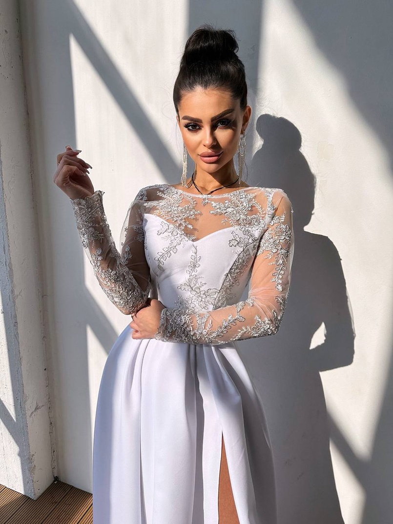 Сукня максі з мереживом  Сукня максі з мереживом  | PUSHKA SHOP